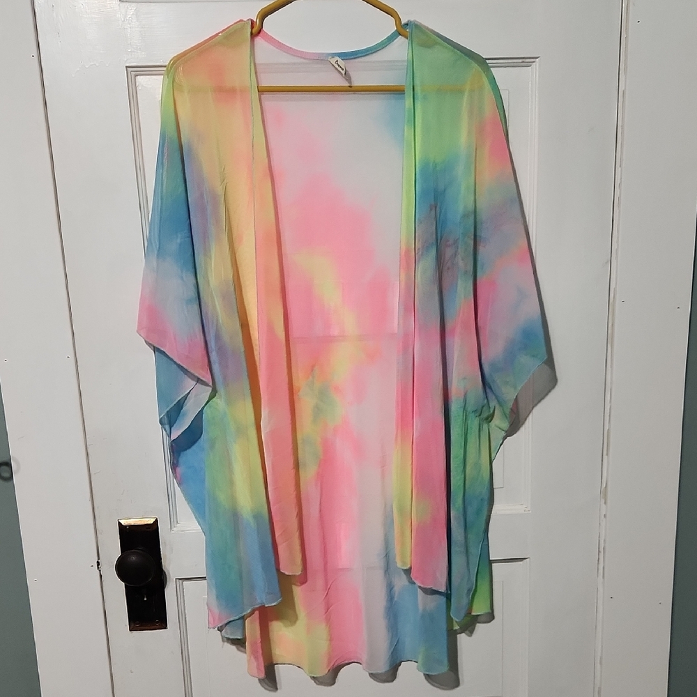 Beeson River Multicolor Kimono Cardigan